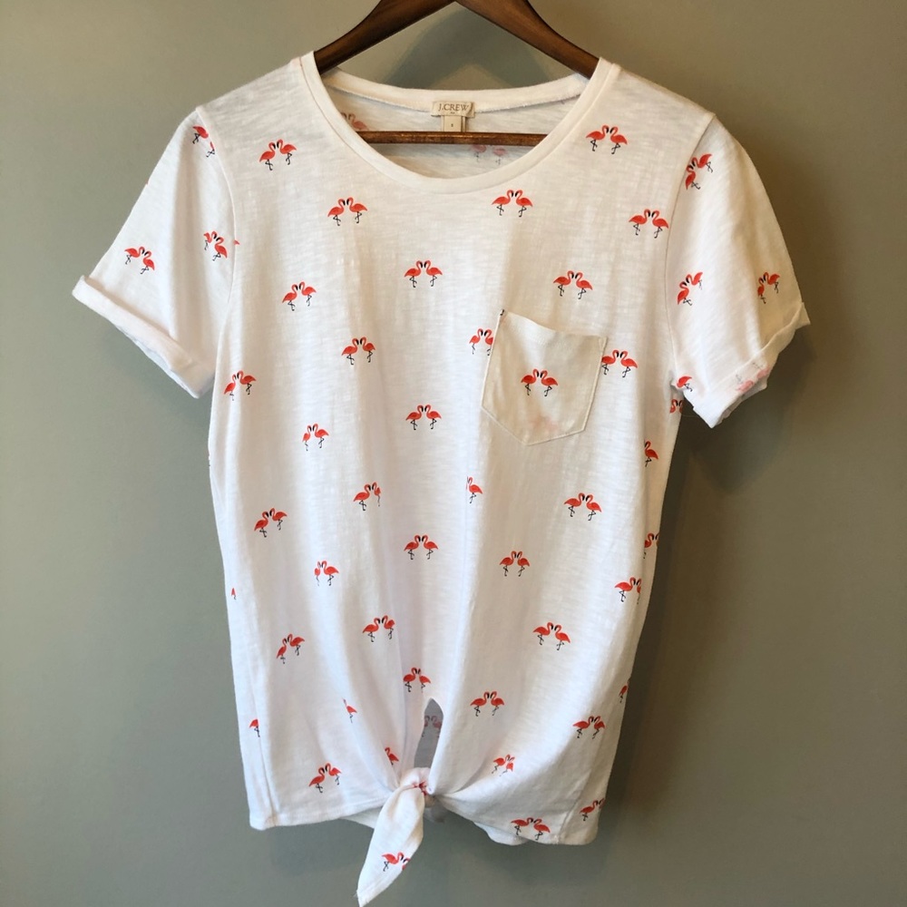 J. Crew | Pink Flamingo T-shirt 🦩